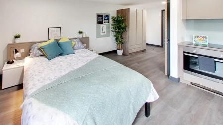 Superior Plus Studio Student flat to rent on Woodhouse Square, Leeds, LS3
