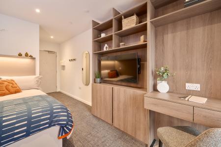 Silver Plus Studio (Floors 10-16) Student flat to rent on Botanic Avenue, Manchester, M15
