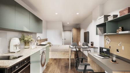 Standard Studio Student flat to rent on Burnsall Road, Coventry, CV5
