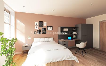 Classic Studio Student flat to rent on Park Cross Street, Leeds, LS1