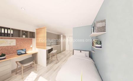 Deluxe Studio Student flat to rent on Oxford Place, Manchester, M14