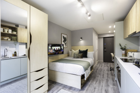 Premium Studio Student flat to rent on Library Street, Belfast, BT1