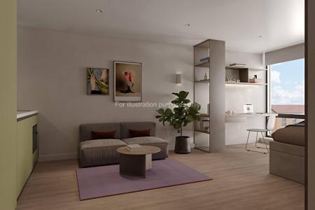 Premium Studio Student flat to rent on Dunedin Street, Edinburgh, EH7