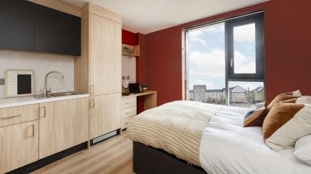 Bronze Plus Studio Student flat to rent on Haymarket Yards, Edinburgh, EH12