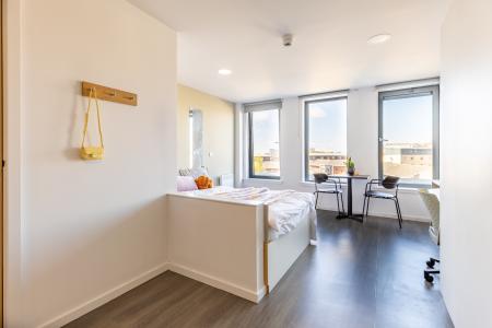 Gold Studio Student flat to rent on Dunaskin Court, Glasgow, G11