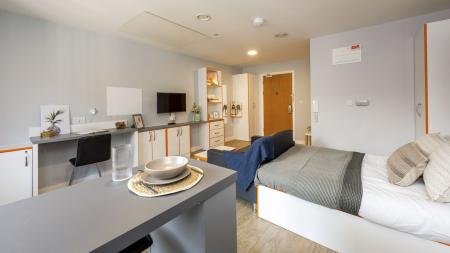 Large Studio Student flat to rent on Matilda Street, Sheffield, S1