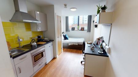 Premium Studio Student flat to rent on St James' Bvld, Newcastle, NE1