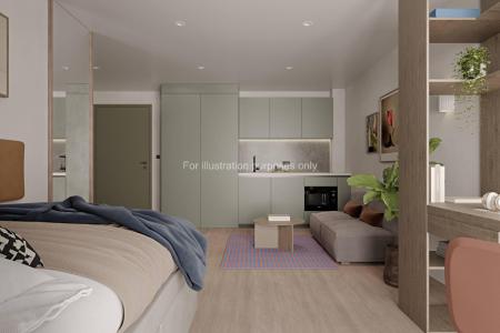 Deluxe Studio Student flat to rent on Dunedin Street, Edinburgh, EH7