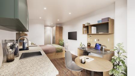 Premium Studio Student flat to rent on Burnsall Road, Coventry, CV5