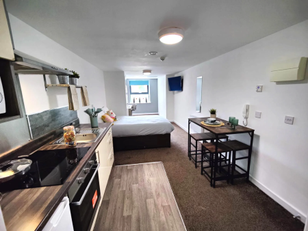 Superior Plus Studio Student flat to rent on Spaniel Row, Nottingham, NG1