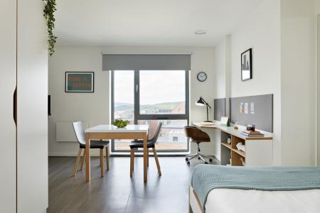 Bronze Studio Student flat to rent on Broad Lane, Sheffield, S1