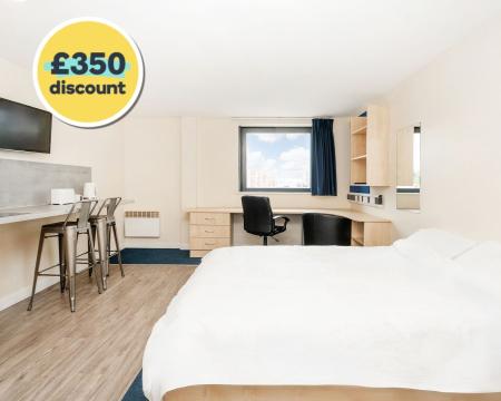 Studio Student flat to rent on Hoyle Street, Sheffield, S3