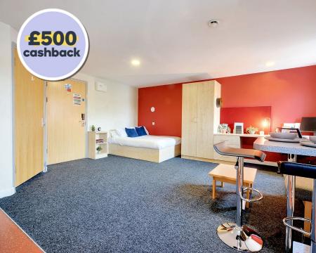 Large Studio Student flat to rent on Midland Way, Nottingham, NG7