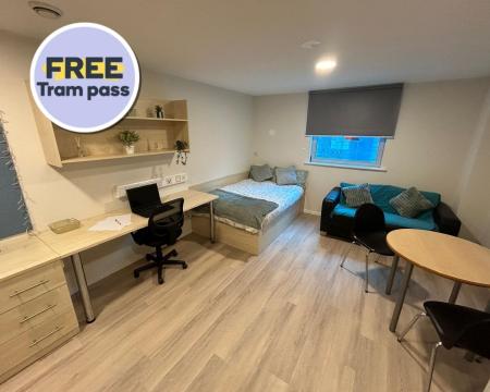 Studio Deluxe Student flat to rent on North Church Street, Nottingham, NG1