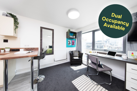 Gold Studio Student flat to rent on Moira Street, Liverpool, L6