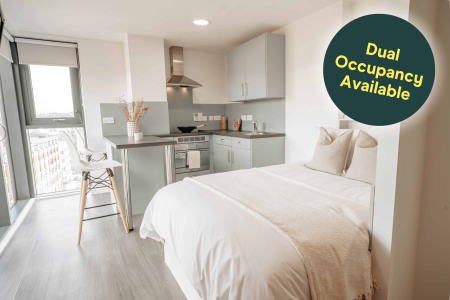 Gold Plus Studio Student flat to rent on Market Street, Newcastle, NE1