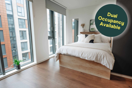 Gold Studio Student flat to rent on Rockingham Street, Sheffield, S1