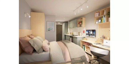 Deluxe Studio Student flat to rent on Glebe Street, Leicester, LE2