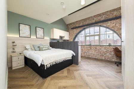 Superior Studio Student flat to rent on Millstone Lane, Leicester, LE1