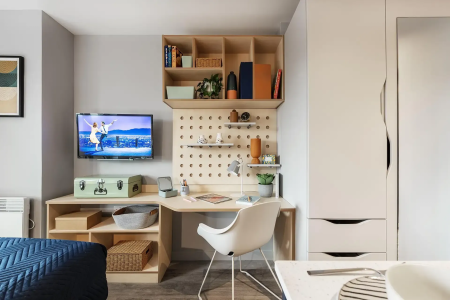 Essential Studio Student flat to rent on Stanley Place, Edinburgh, EH7