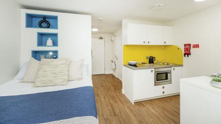 Small Studio Student flat to rent on Coquet Street, Newcastle, NE1