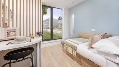 Premium Studio Student flat to rent on Oxford Place, Manchester, M14