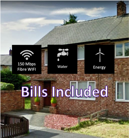 3 bed student house to rent on Donnini Place, Durham, DH1