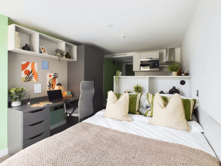 Prestige Studio Student flat to rent on Frederick Street, Belfast, BT1