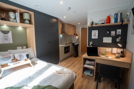 Classic Studio Plus, Standard Floors Student flat to rent on 1 King Edward Street, Nottingham, NG1