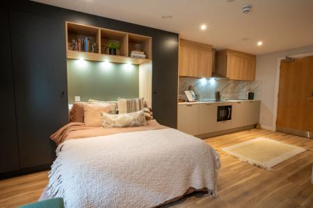 Deluxe Studio, Standard Floors Student flat to rent on 1 King Edward Street, Nottingham, NG1
