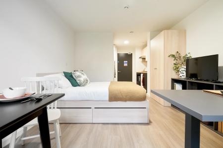 Gold Studio River View Student flat to rent on Dun Holm House, Unit 8, Durham, DH1