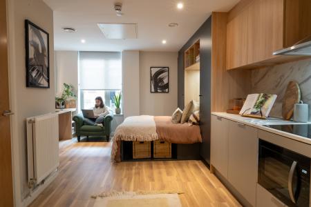 Premium Studio, Ground Floor Student flat to rent on 1 King Edward Street, Nottingham, NG1