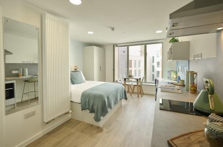 Bronze Studio Student flat to rent on Gas Lane, Bristol, BS2