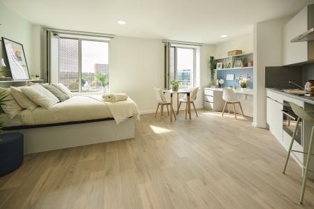 Gold Studio Student flat to rent on Gas Lane, Bristol, BS2