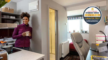 Gold Studio Student flat to rent on Lemyngton Street, Loughborough, LE11