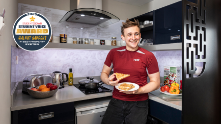 Gold Studio Student flat to rent on Walnut Gardens, Exeter, EX4