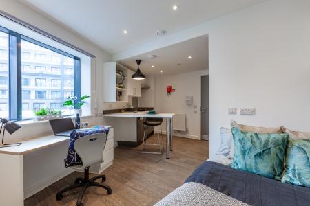Classic Studio Student flat to rent on Notte Street, Plymouth, PL1
