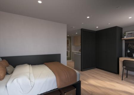 Accessible Studio, Upper Tower Student flat to rent on Deansgate, Manchester, M3