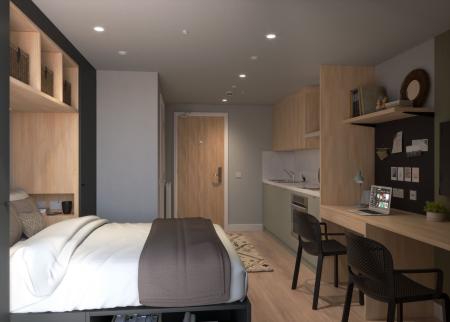 Classic Studio, Standard Floors Student flat to rent on Deansgate, Manchester, M3