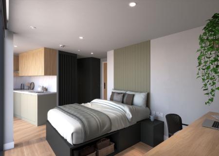 Premium Studio, Upper Tower Student flat to rent on Deansgate, Manchester, M3