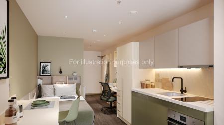 Bronze Plus Studio Student flat to rent on Halmyre Street, Edinburgh, EH6