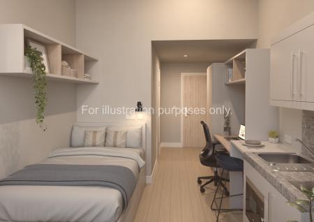 Deluxe Studio Student flat to rent on St. Vincent Street, Glasgow, G2