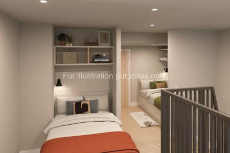 Twin Bed Duplex Student flat to rent on St. Vincent Street, Glasgow, G2