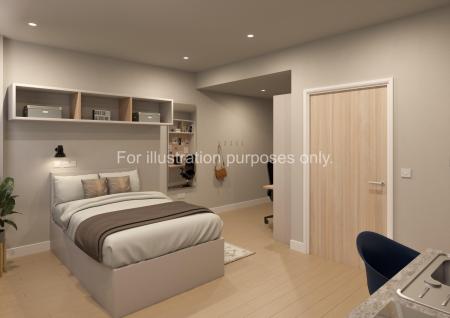 Accessible Studio Student flat to rent on St. Vincent Street, Glasgow, G2