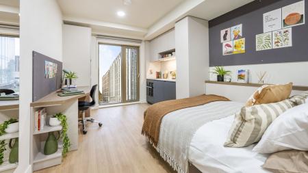 Standard Studio Student flat to rent on Renfield Street, Glasgow, G2