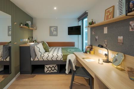 Premium (Accessible) Studio, Standard Floors Student flat to rent on Upper Duke Street, Liverpool, L1