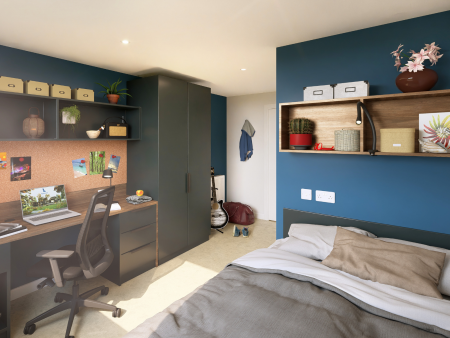 Accessible Deluxe En Suite 1 bed student flat to rent on Croft Court, 16 Moon Street, Bristol, BS1
