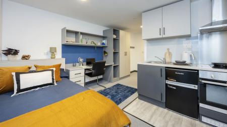 Bronze Studio - High Floor Student flat to rent on Vauxhall Road, Birmingham, B7