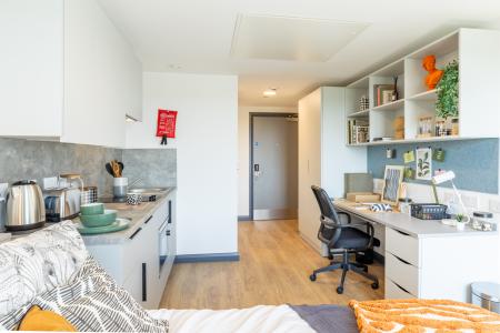 Copper Plus Studio 1 bed student flat to rent on Winfield Court, 1 Scholars Walk, Nottingham, NG2