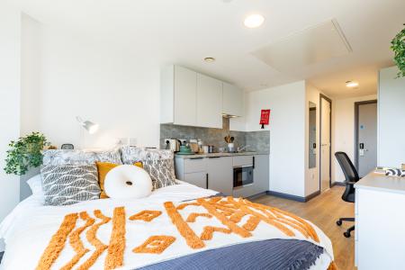 Copper Studio 1 bed student flat to rent on Winfield Court, 1 Scholars Walk, Nottingham, NG2